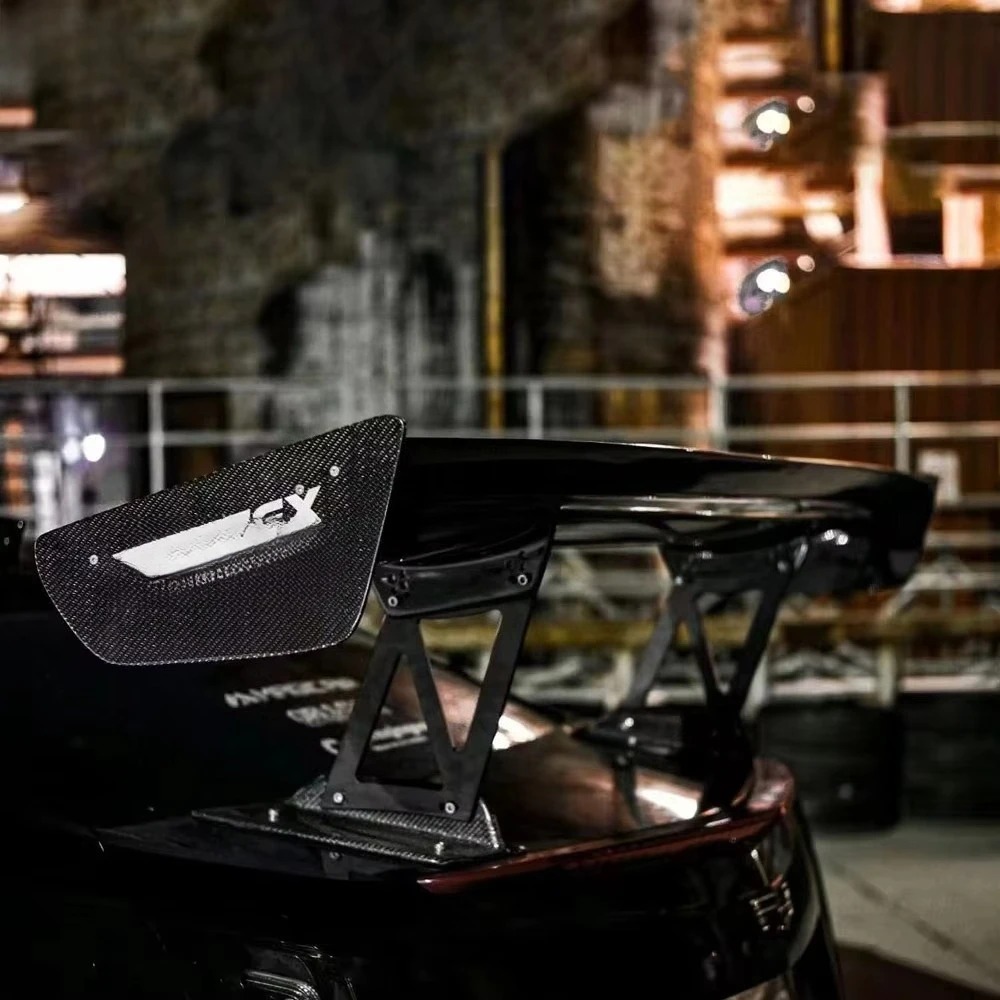 High Quality Automotive Carbon Fiber Tail Spoiler Suitable for GT86 EVO E90E92E60 G80G35M3M4 Mustang GTR  Racing Car